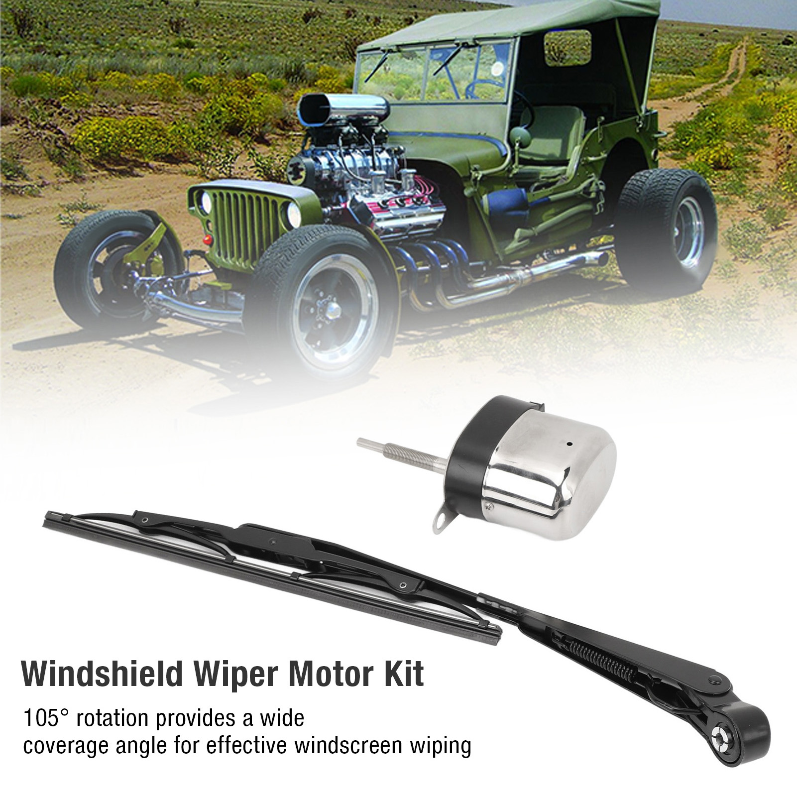 Electric Motor Windshield Wipe - Fishing Boat Outboard Motor 评论和价格
