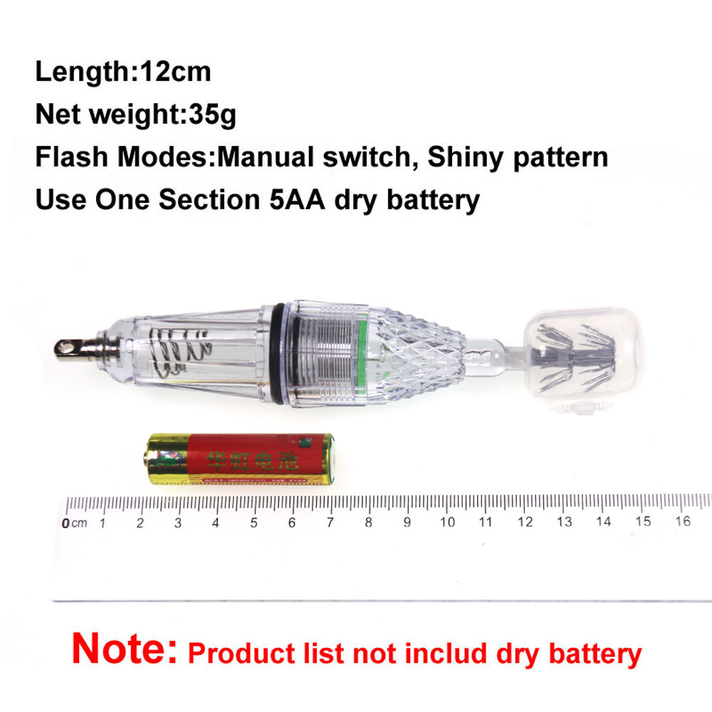 1pc 12cm 17cm 5AA Battery LED  - Fishing Boat Navigation Light 评论和价格
