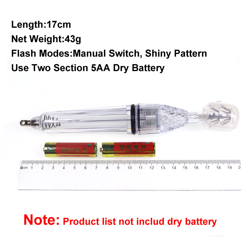 1pc 12cm 17cm 5AA Battery LED  - Fishing Boat Navigation Light 评论和价格