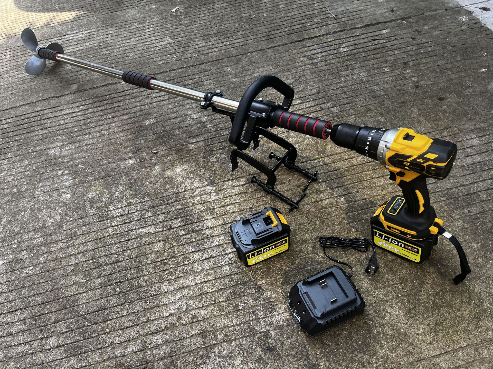 Electric Drill Manual Propelle - Fishing Boat Outboard Motor 评论和价格