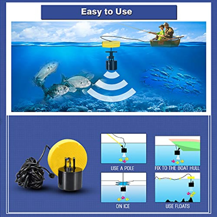 Kayak Portable Fish Depth Find - Fishing Boat Depth Finder 评论和价格