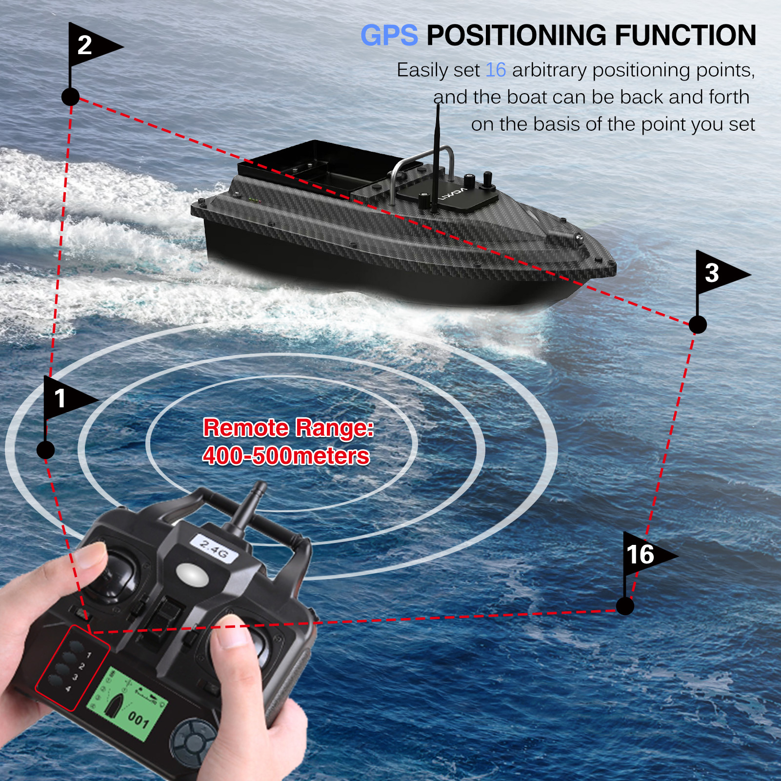 Fishing Bait Boat GPS Fishing  - Fishing Boat Gps 评论和价格