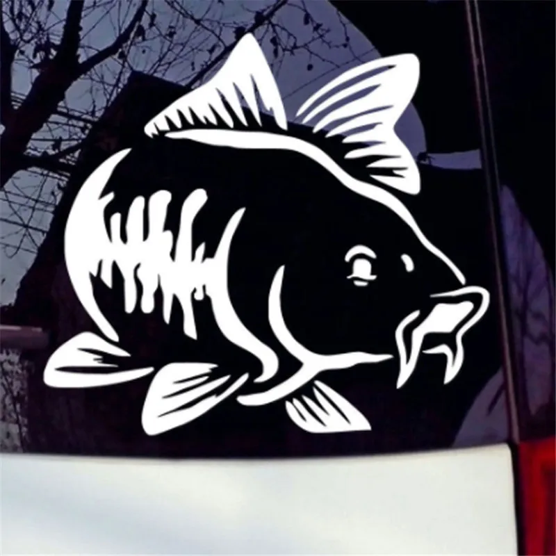 Car Sticker Cartoon Carp Fishi - Fishing Boat Oar 评论和价格