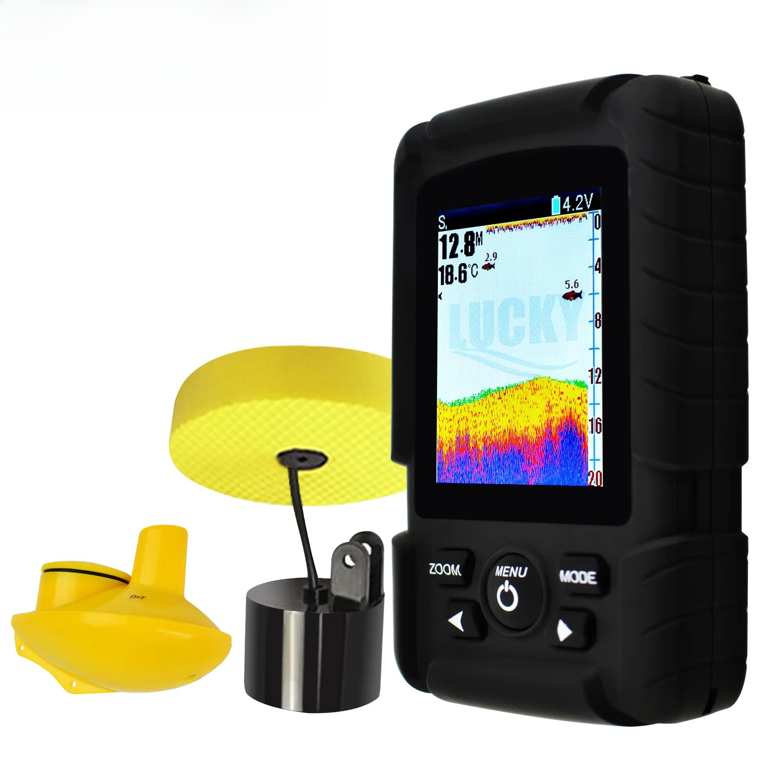 2-in-1 Wireless & Wired Fish F - Fishing Boat Depth Finder 评论和价格
