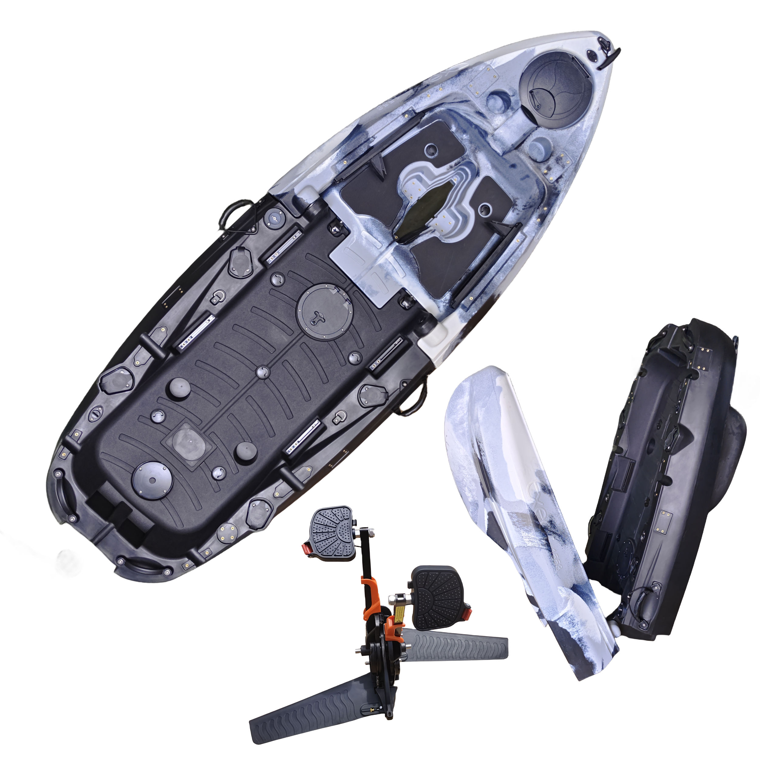 Plastic Kayak Pedal Kayak Fish - Fishing Boat Aluminum 评论和价格