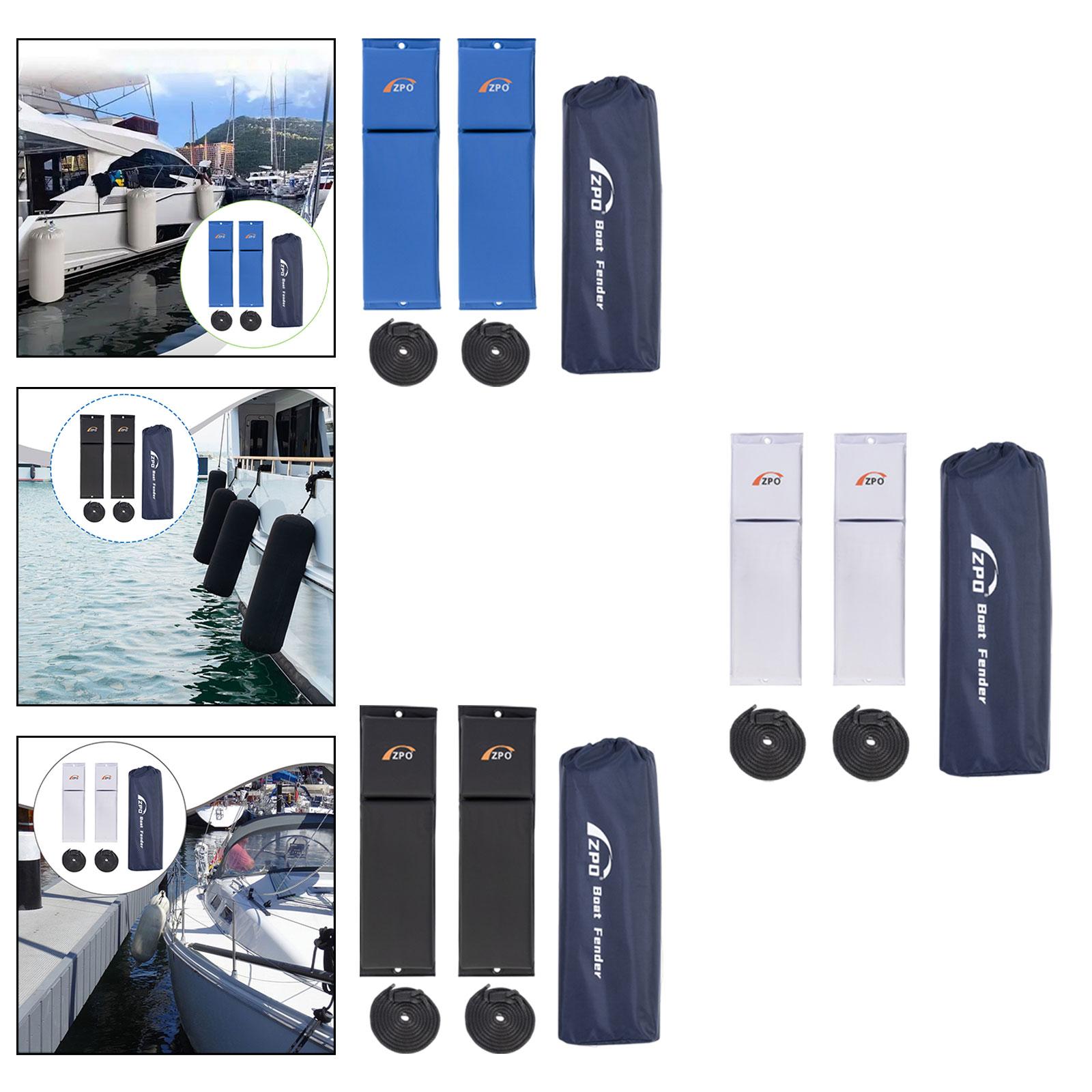 2Pcs Flat Boat Fender with Rop - Fishing Boat Paddle 评论和价格