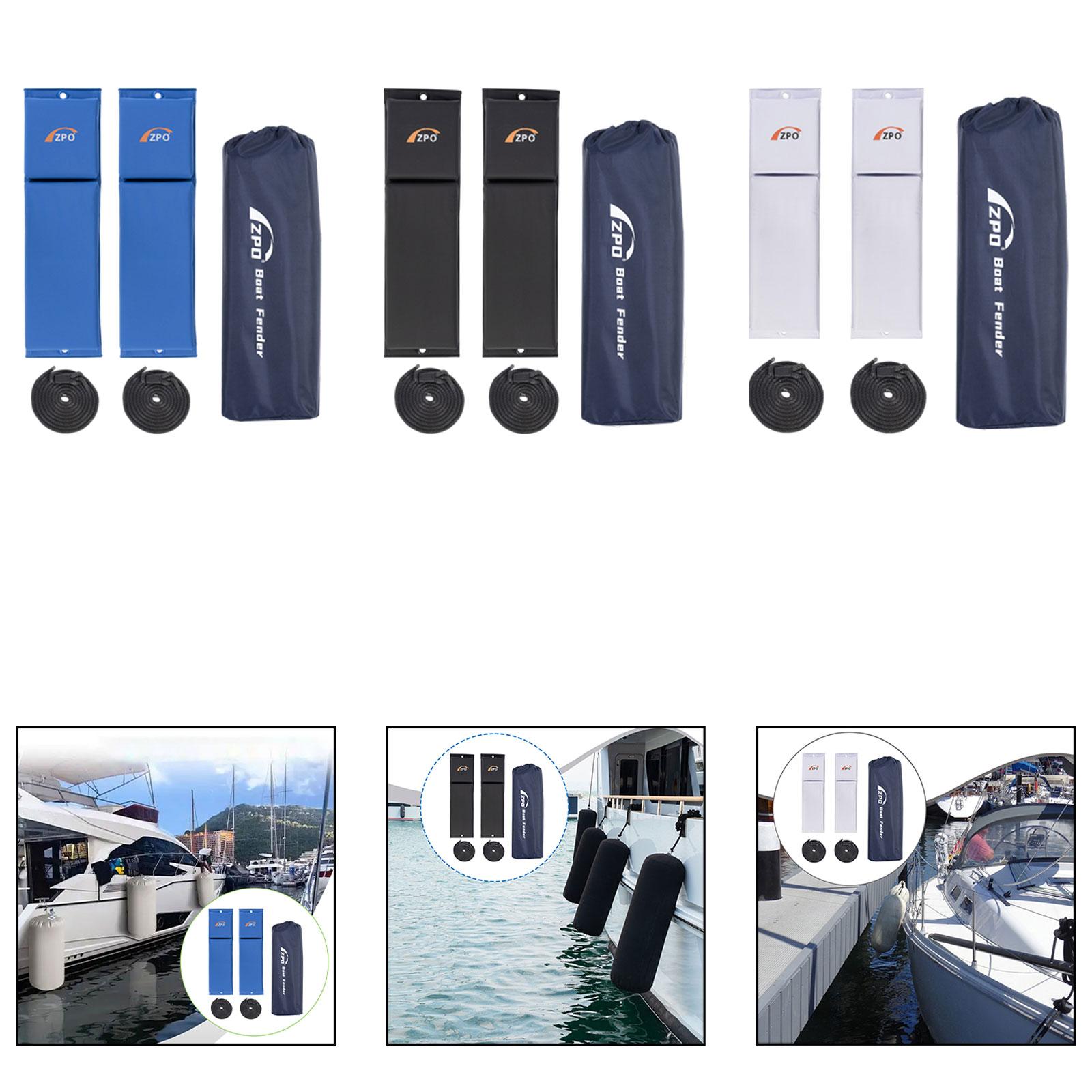 2Pcs Flat Boat Fender with Rop - Fishing Boat Paddle 评论和价格