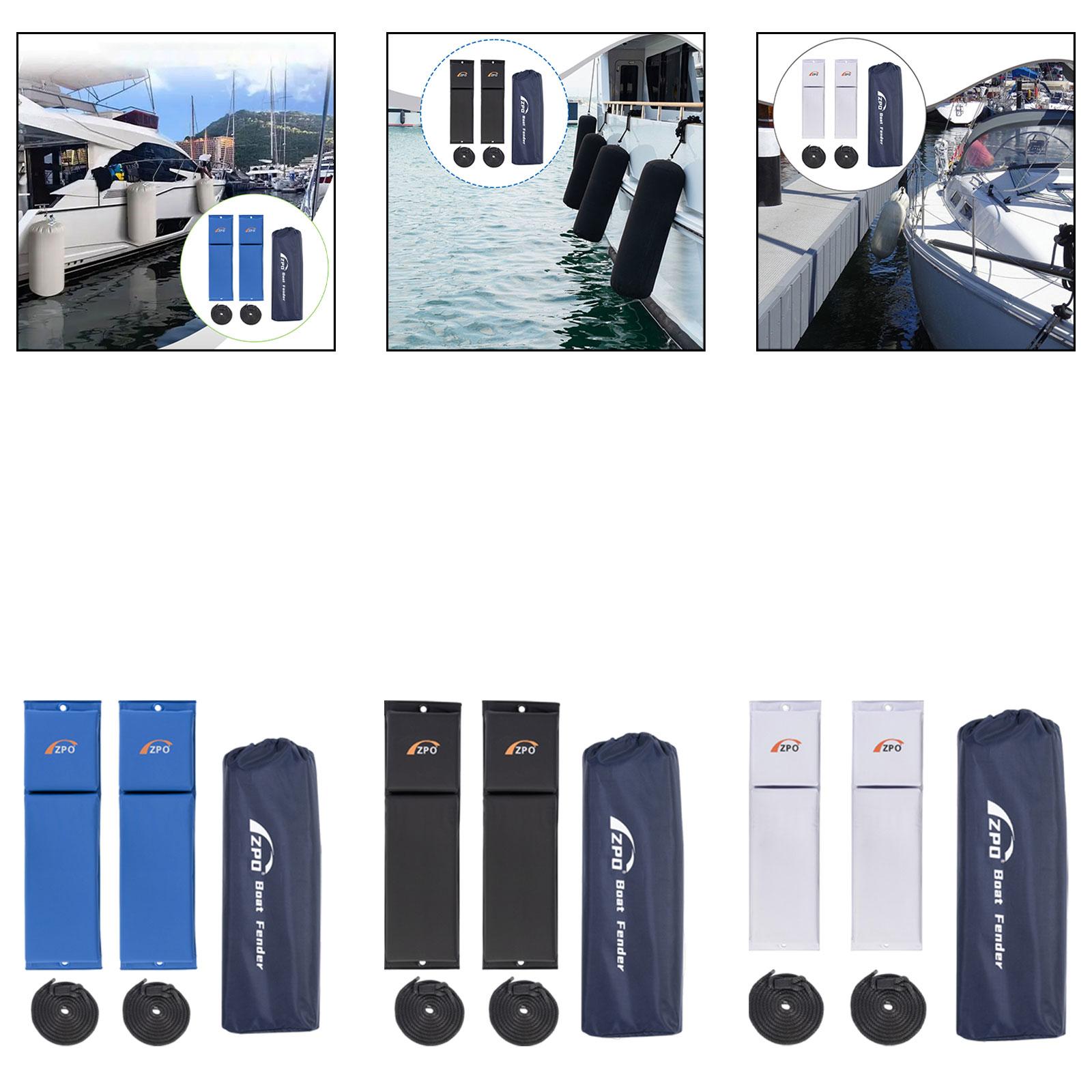 2Pcs Flat Boat Fender with Rop - Fishing Boat Paddle 评论和价格