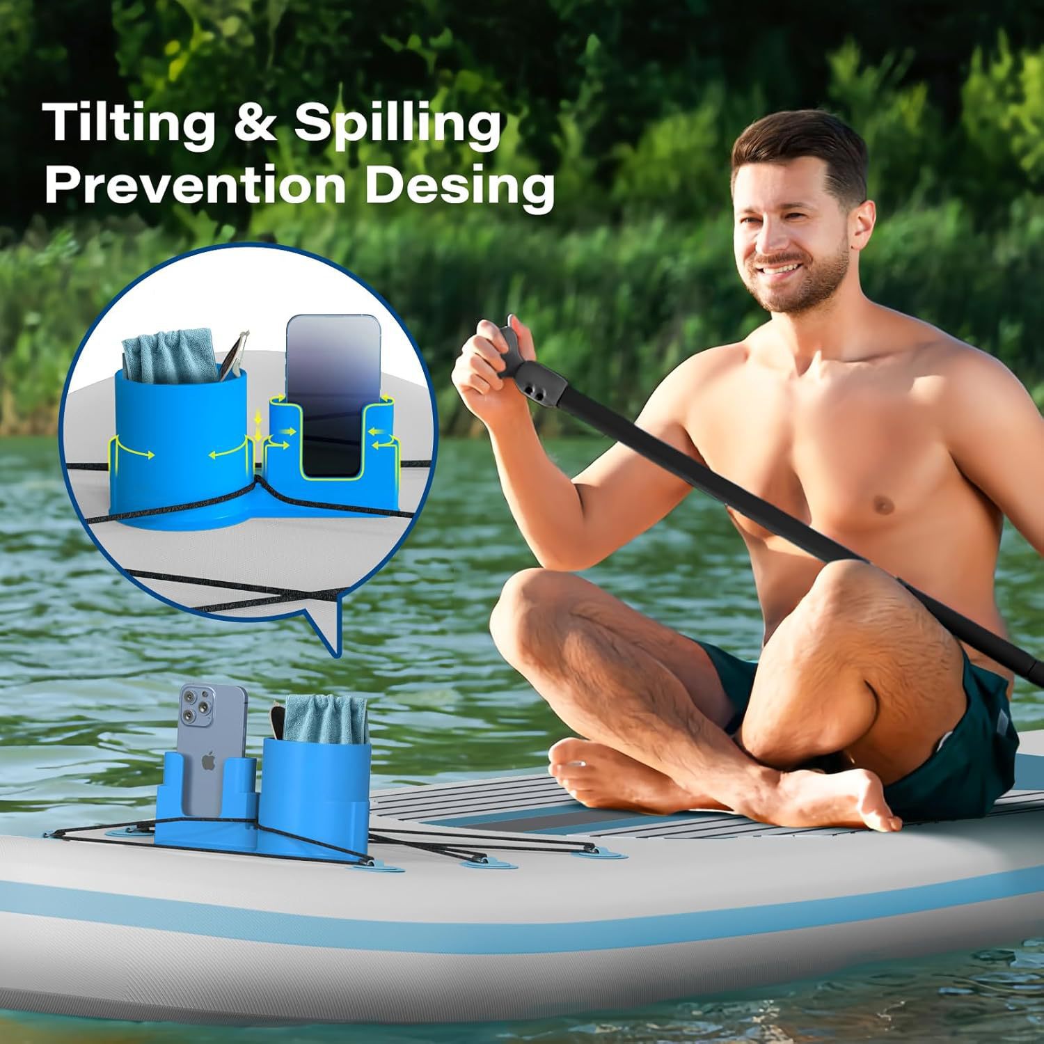 Kayak Drink Holder Surfboard K - Fishing Boat Anchor 评论和价格