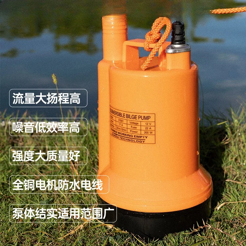 Marine bilge pump 12V24v DC su - Fishing Boat Bilge Pump 评论和价格