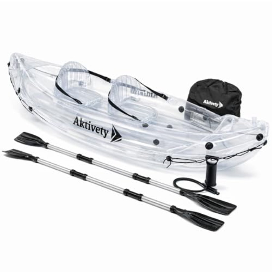 Clear Kayak for Two Adults - T - Fishing Boat Paddle 评论和价格