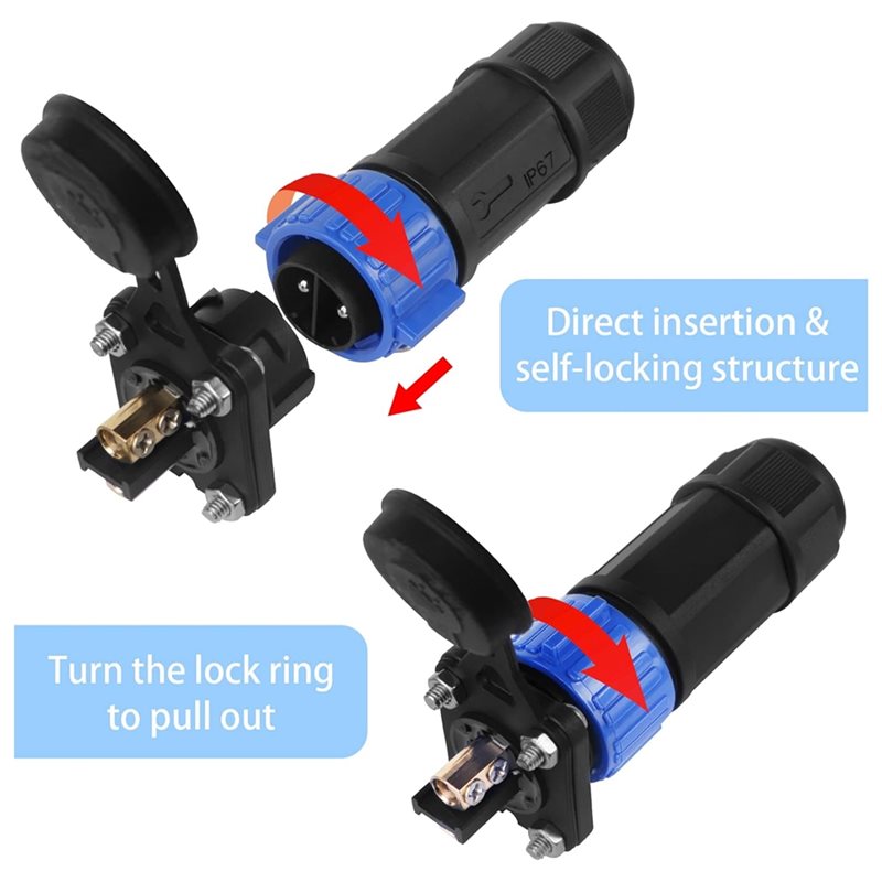 Trolling Motor Plug Set, Water - Fishing Boat Trolling Motor 评论和价格