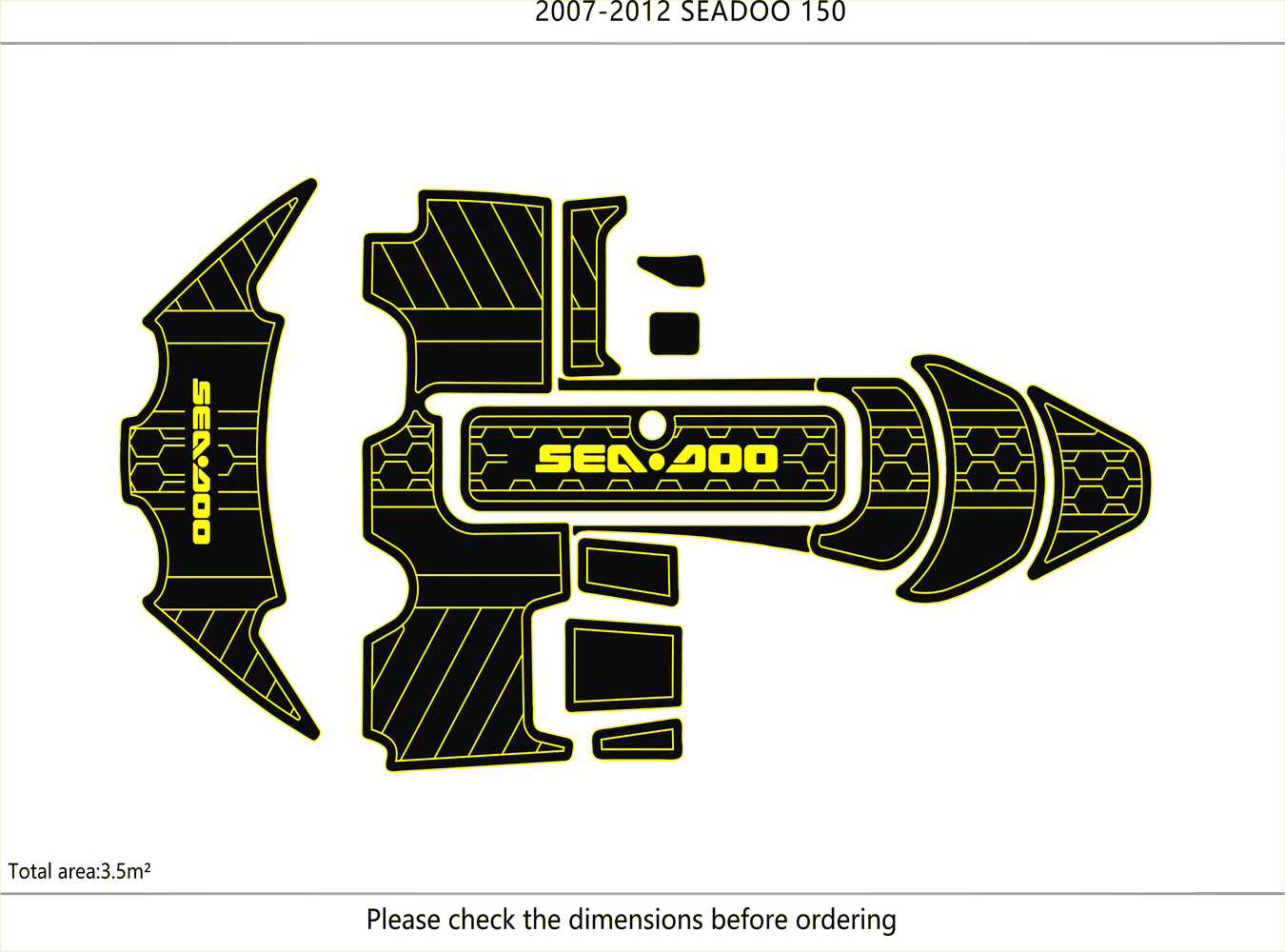 2007-2012 Sea Doo 150  Speedst - Fishing Boat Fiberglass 评论和价格