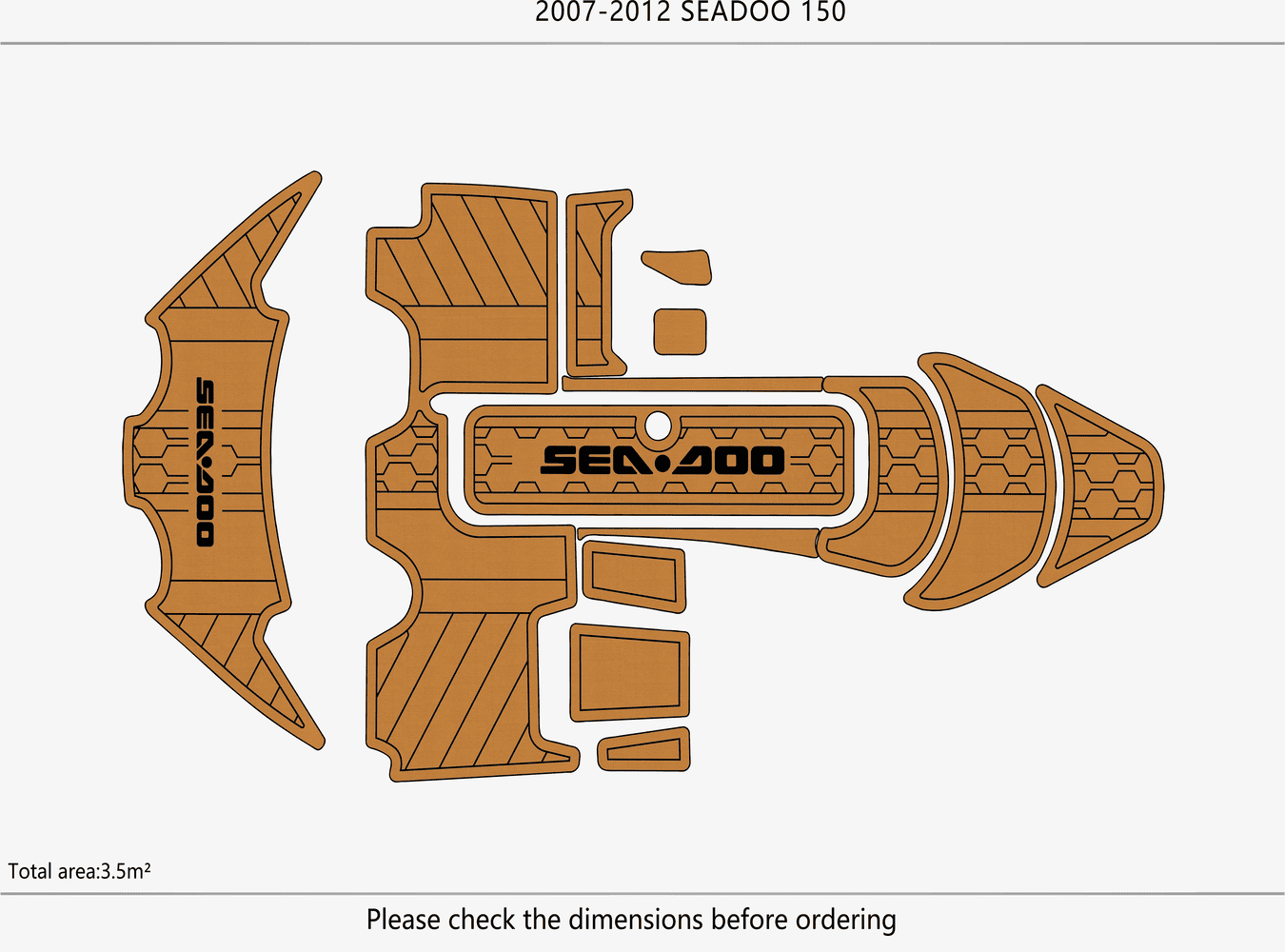 2007-2012 Sea Doo 150  Speedst - Fishing Boat Fiberglass 评论和价格