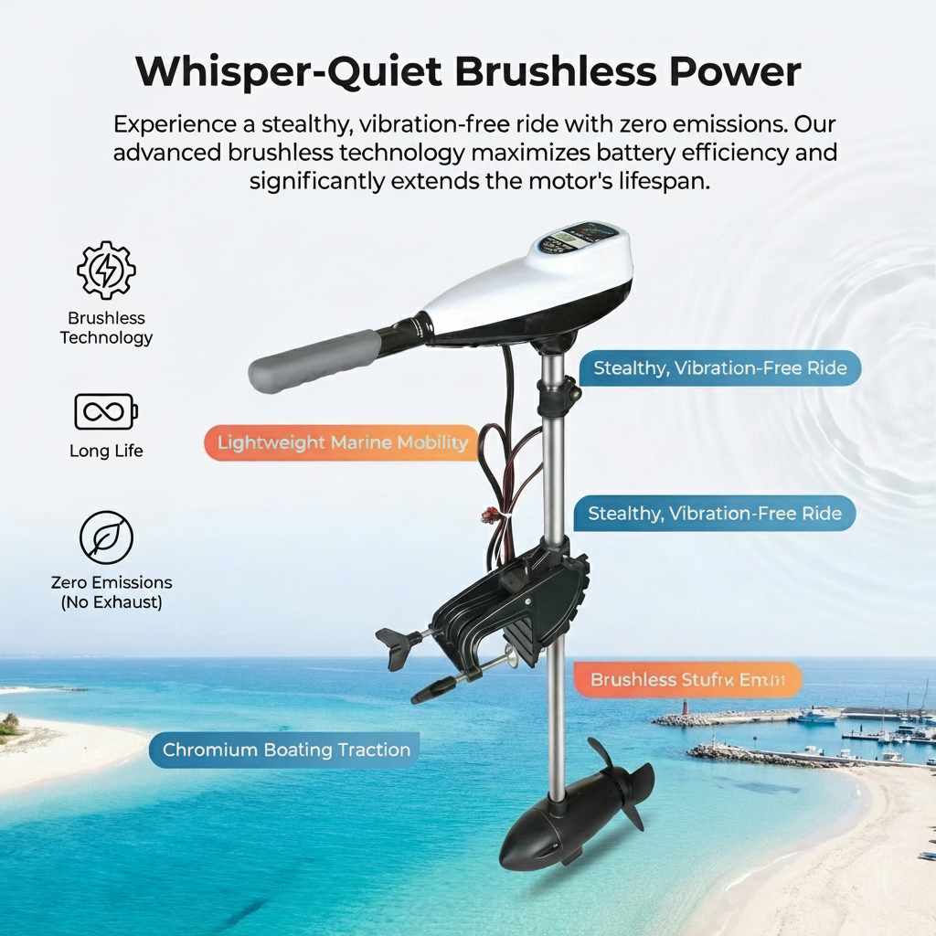 240LBS 300LBS High Thrust Brus - Fishing Boat Outboard Motor 评论和价格