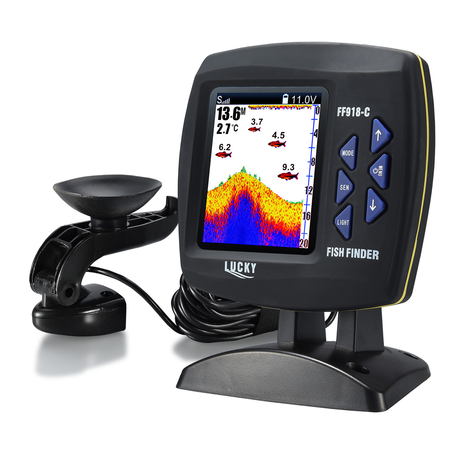 Portable Fish Finder Wireless  - Fishing Boat Depth Finder 评论和价格
