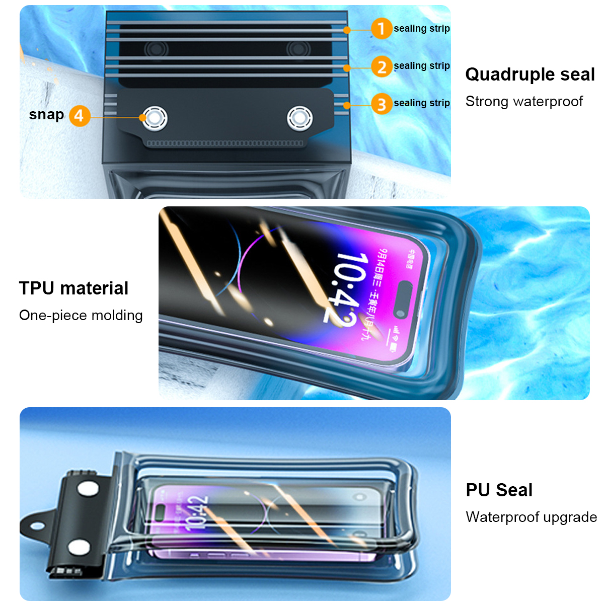 Floating Waterproof Phone Case - Fishing Boat Cover 评论和价格