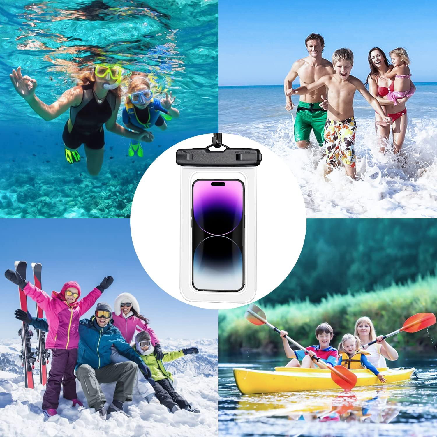 Waterproof Phone Case Swimming - Fishing Boat Cover 评论和价格