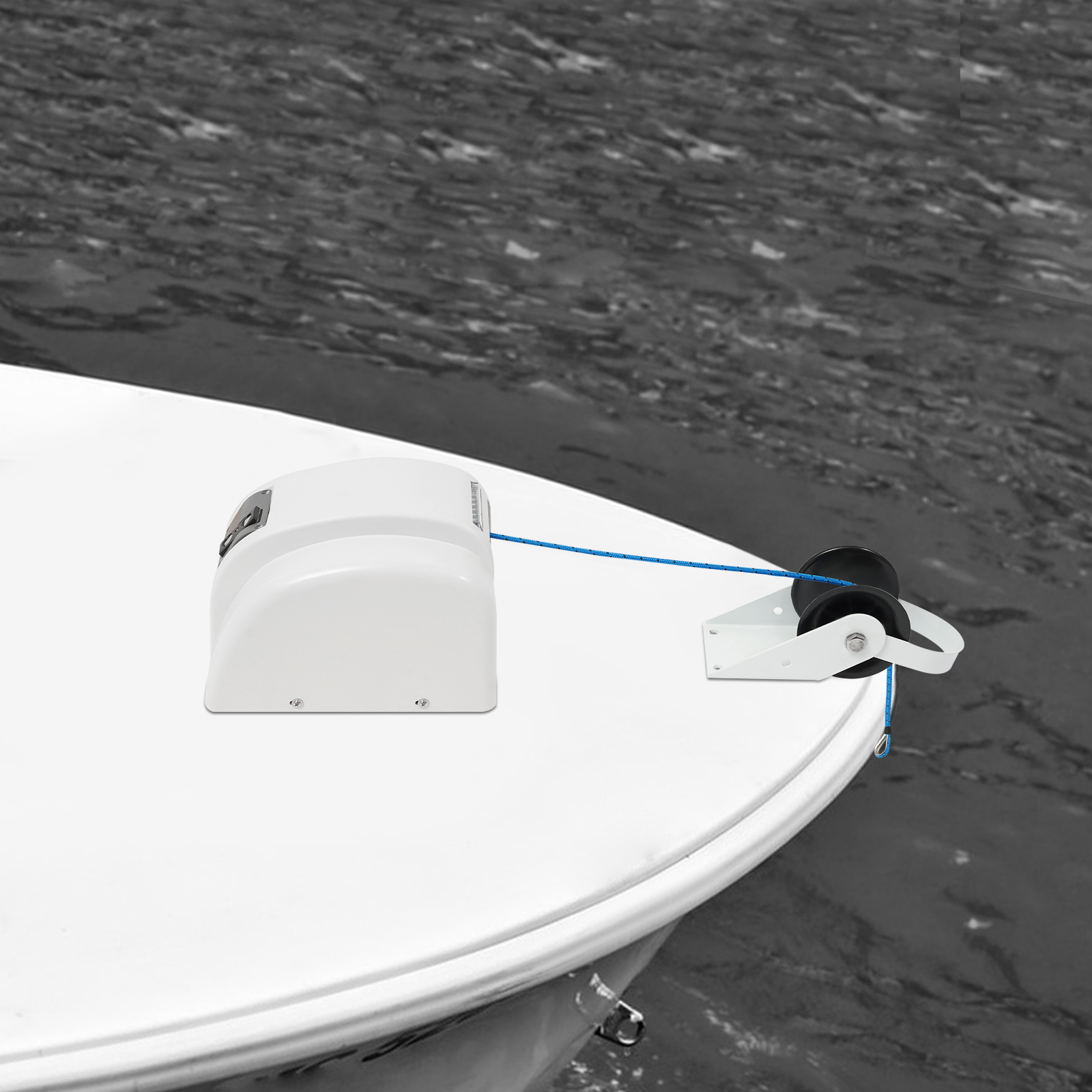 12V Electric Anchor Winch 45LB - Fishing Boat Anchor Winch 评论和价格
