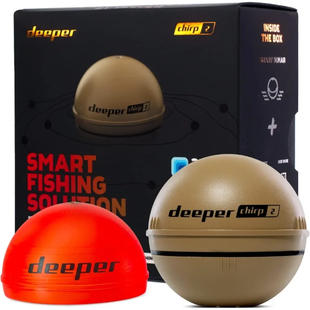 A  Chirp 2 Sonar Fish Finder - - Fishing Boat Depth Finder 评论和价格