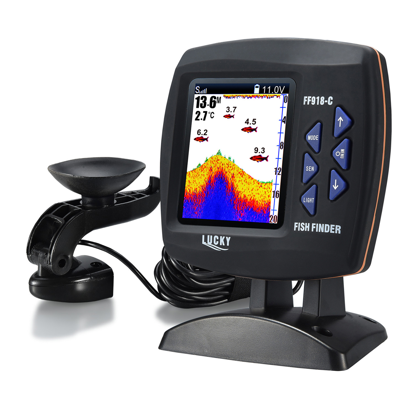 Fish Finder Wireless Sonar Sen - Fishing Boat Depth Finder 评论和价格