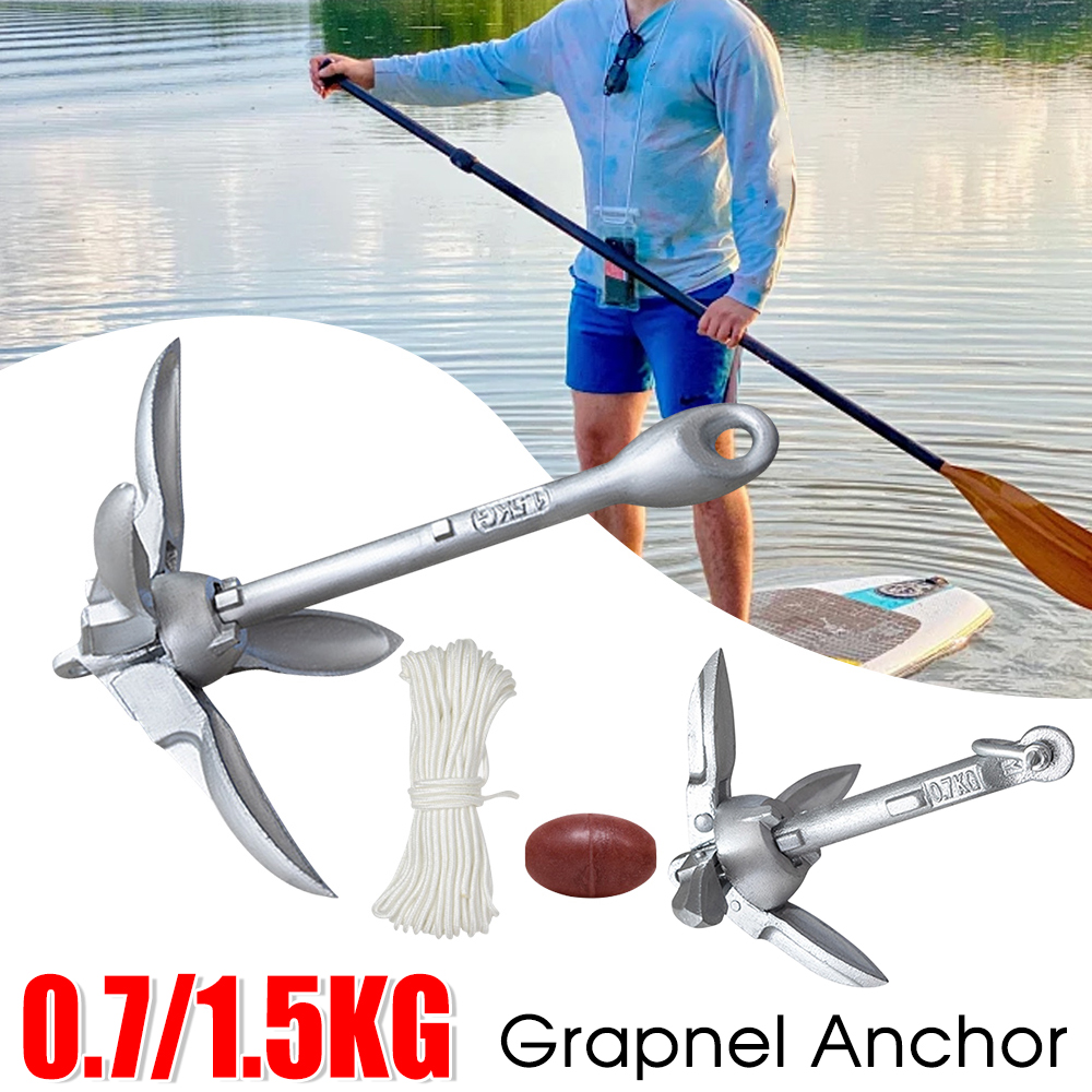 0.7/1.5KG Grapnel Anchor Folda - Fishing Boat Anchor 评论和价格