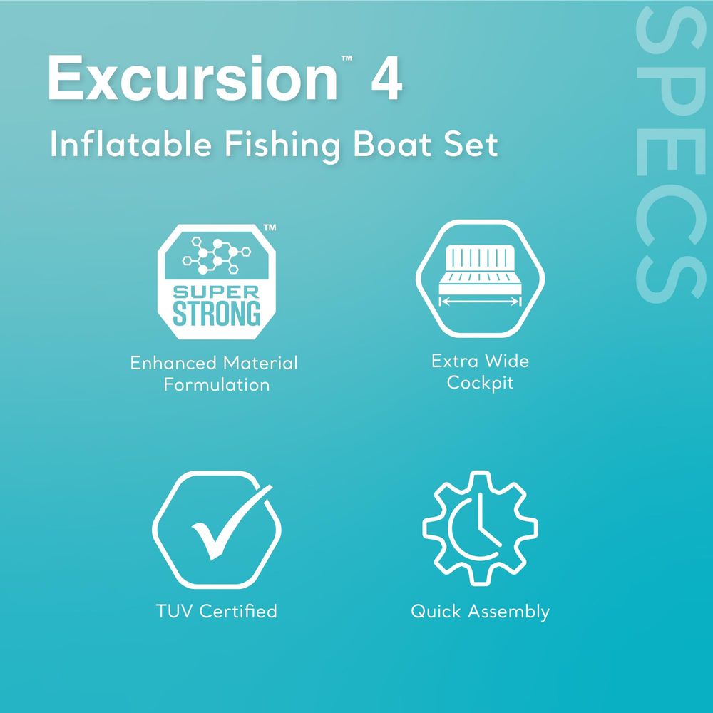 Excursion Inflatable Rafting F - Fishing Boat Oar 评论和价格