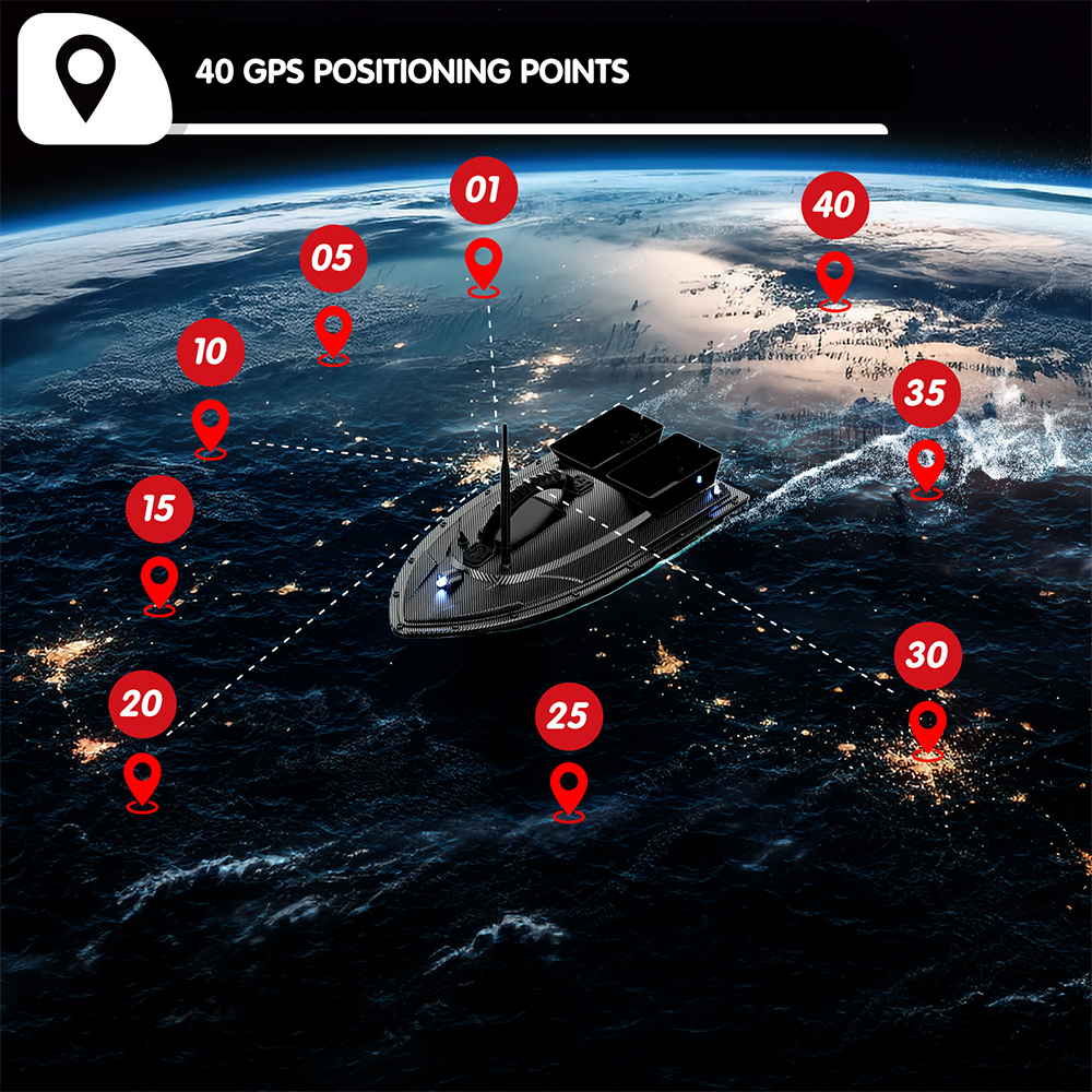 V070 12000mAh/5200mAh RC Bait  - Fishing Boat Gps 评论和价格