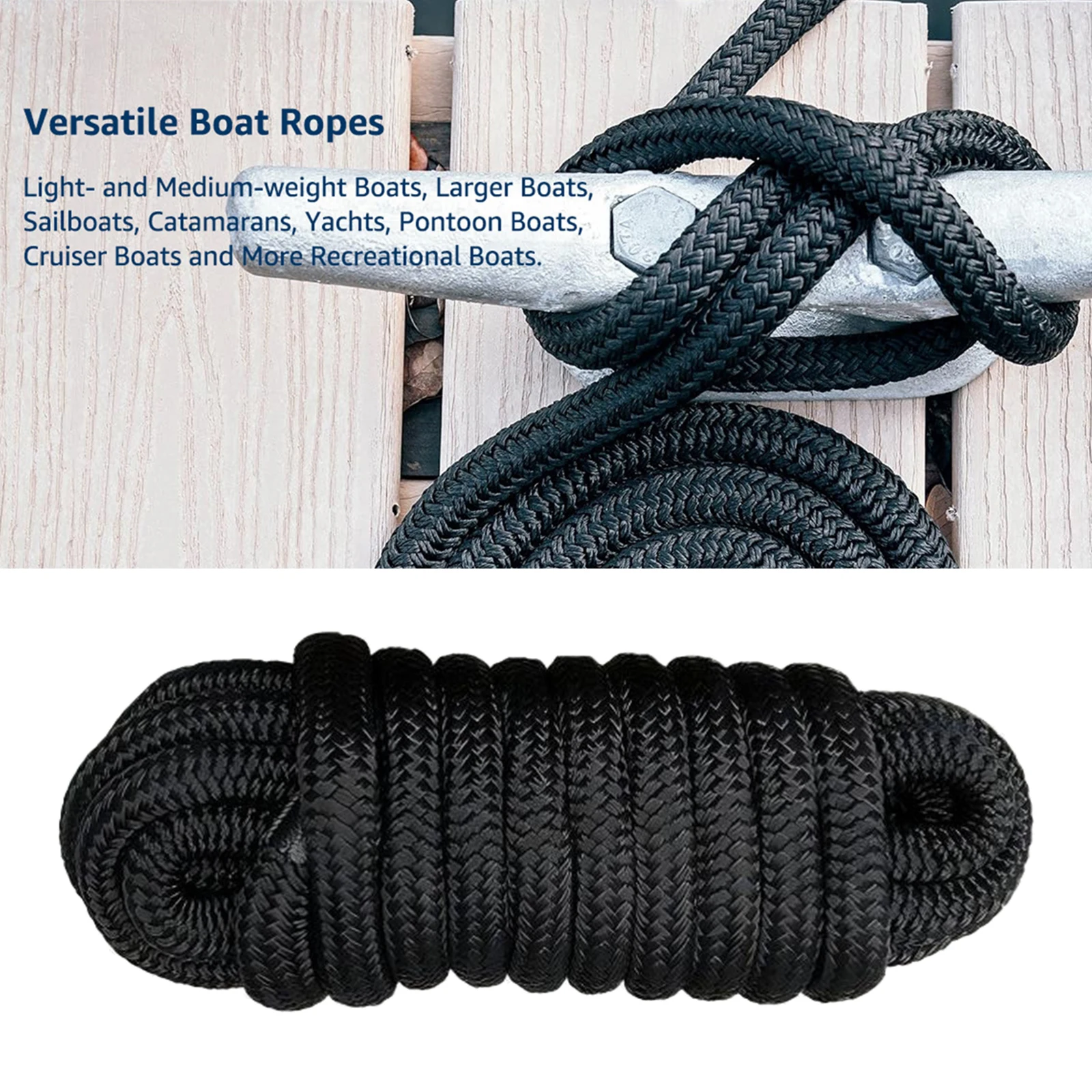 Marine Dock Rope Nylon Docking - Fishing Boat Paddle 评论和价格