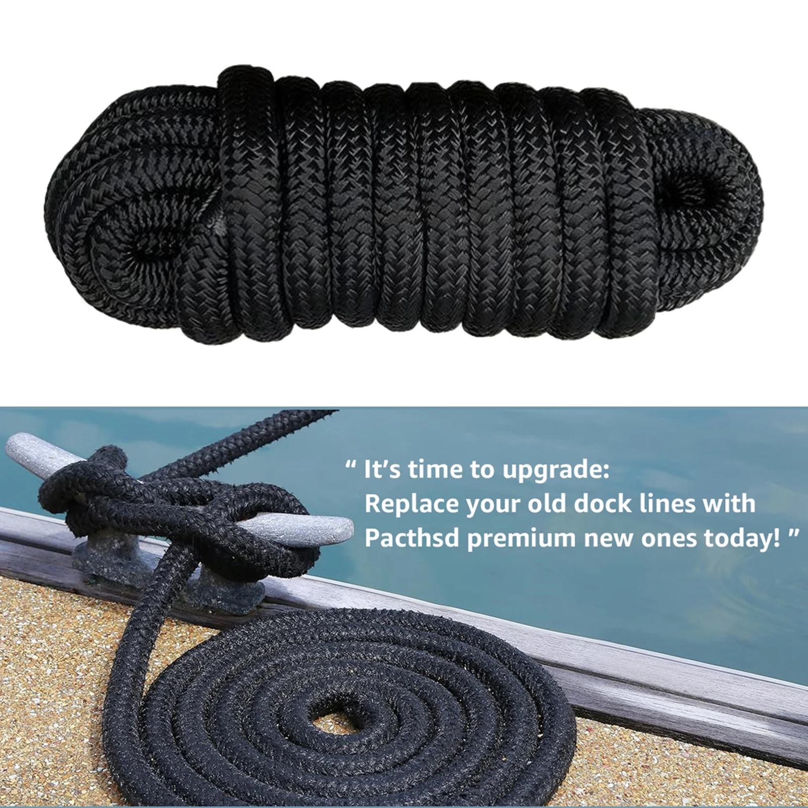 Marine Dock Rope Nylon Docking - Fishing Boat Paddle 评论和价格