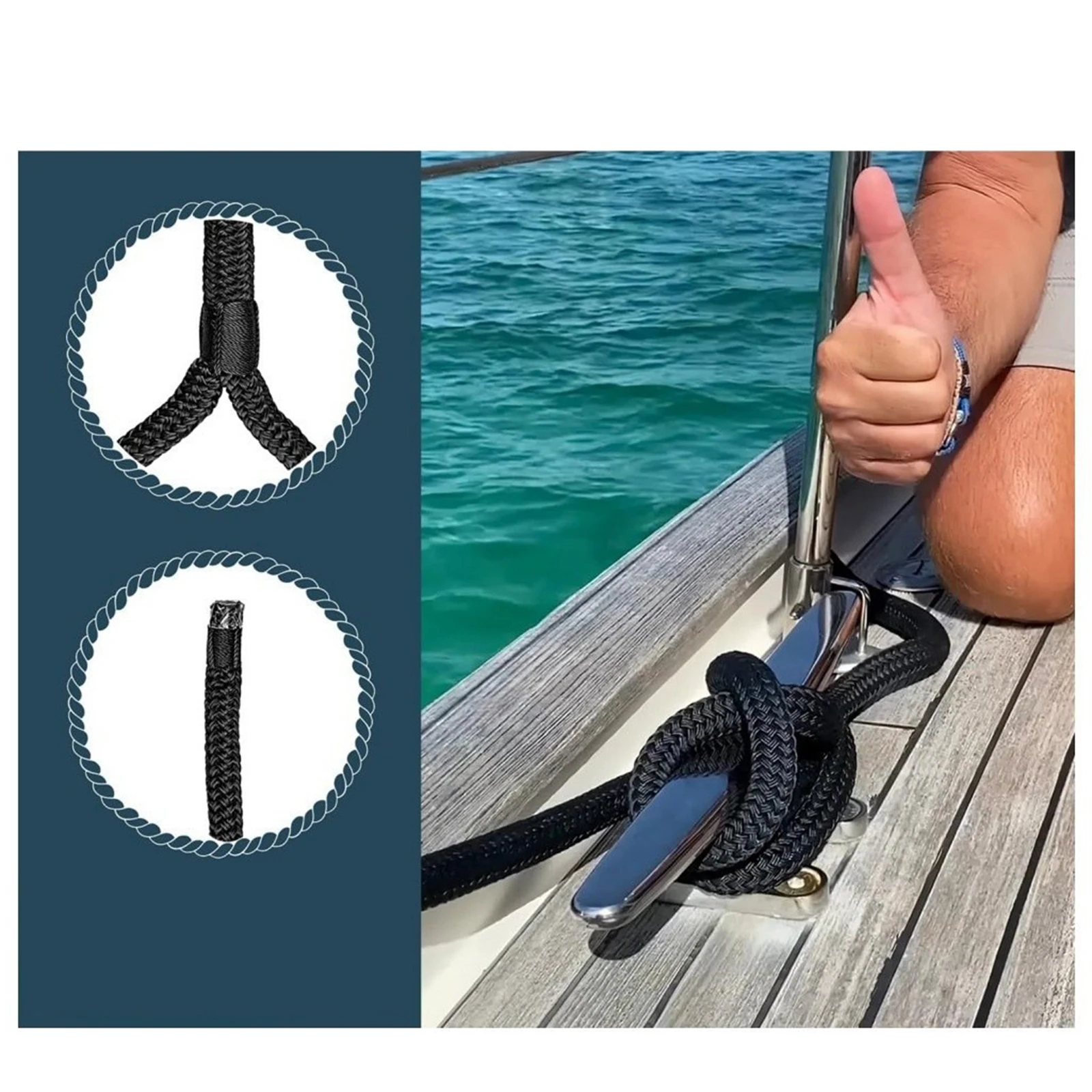 Marine Dock Rope Nylon Docking - Fishing Boat Paddle 评论和价格