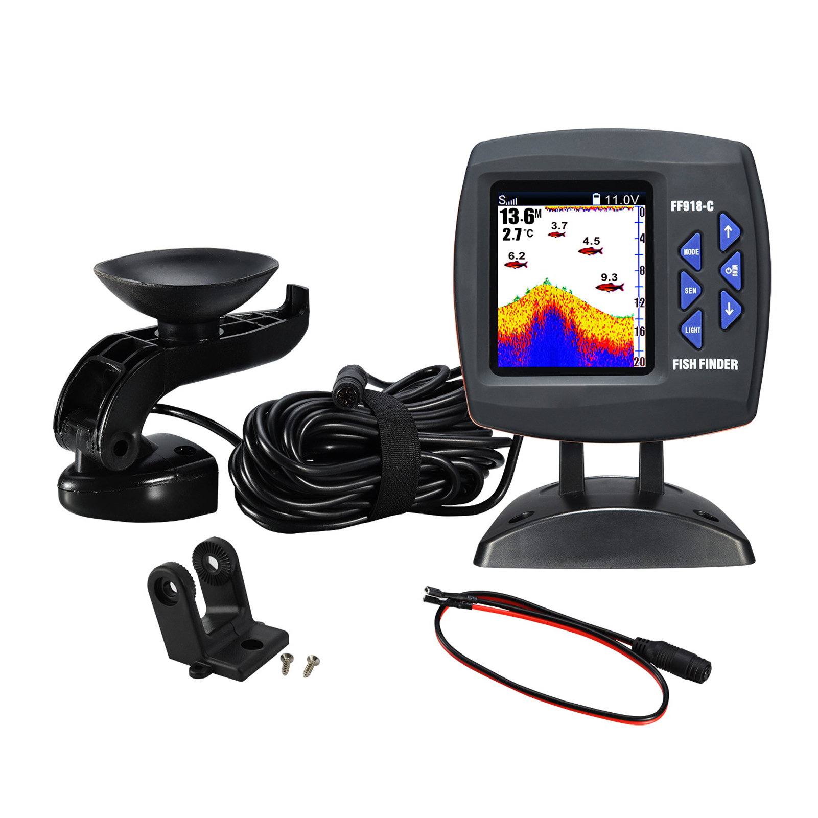 Portable Fish Finder Wireless  - Fishing Boat Depth Finder 评论和价格