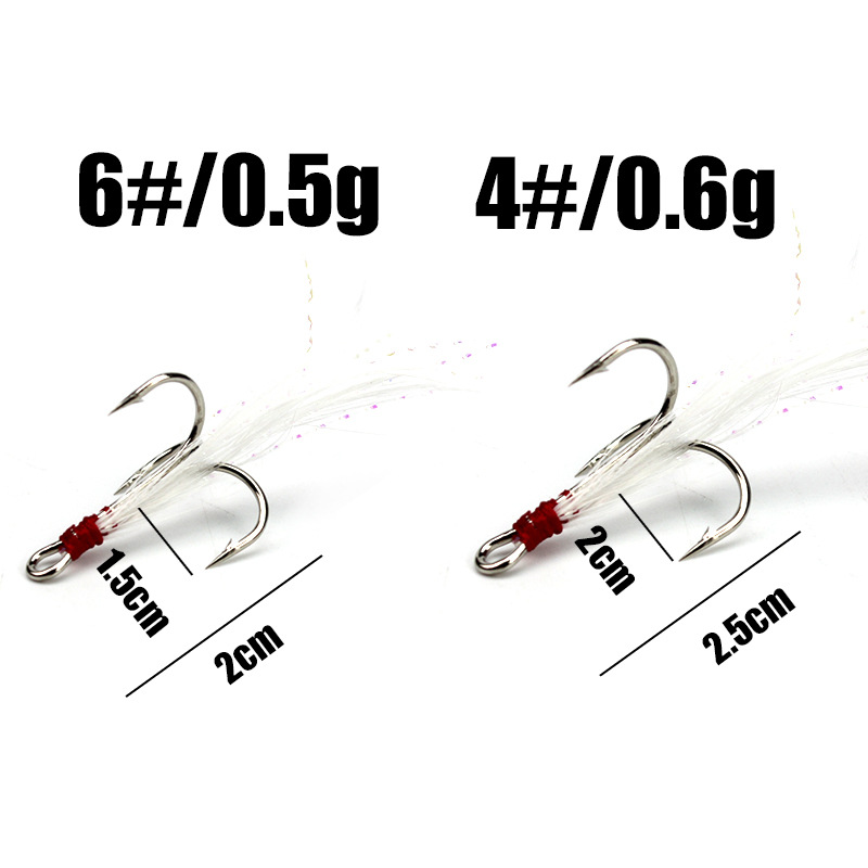 5pcs 4#6#Tied hair three ancho - Fishing Boat Anchor 评论和价格
