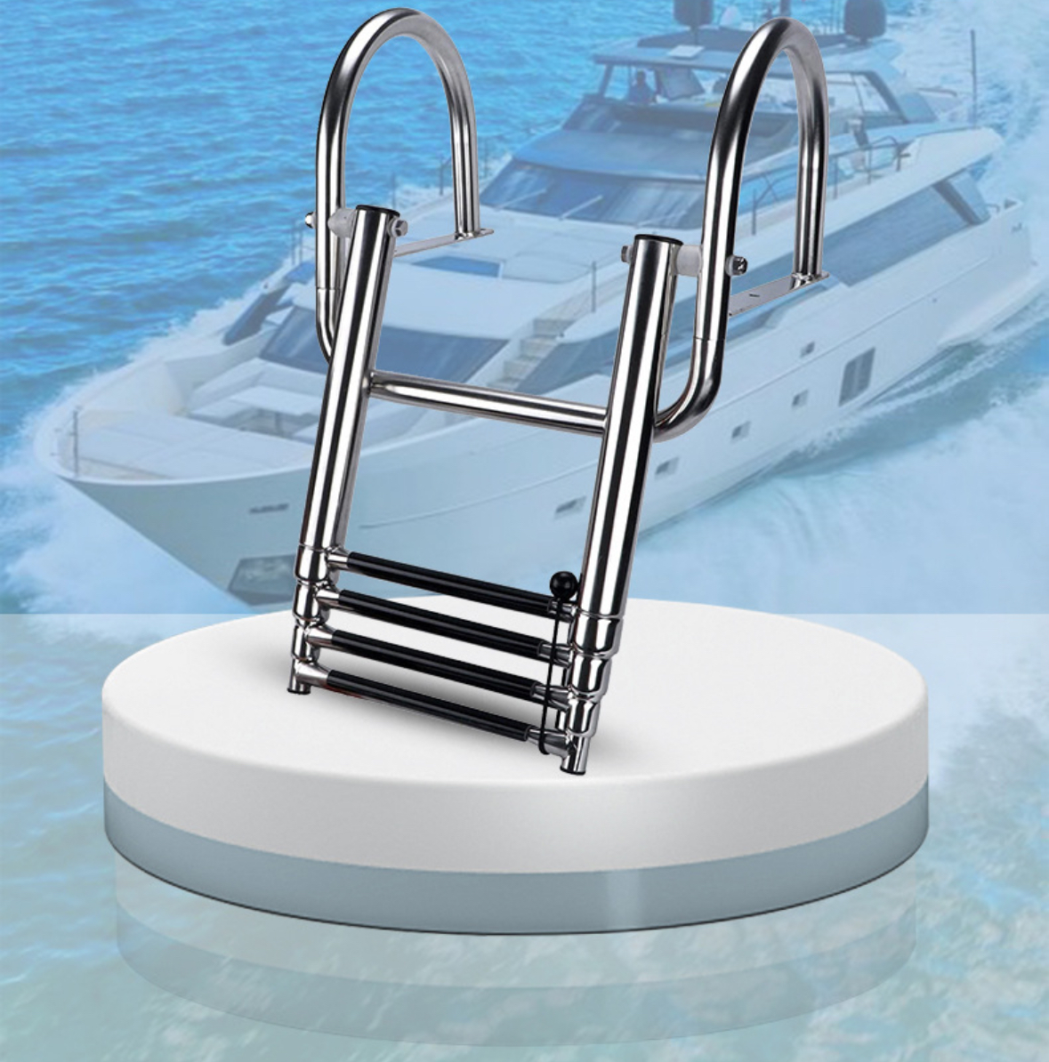 Exploration Boat Ladder Stainl - Fishing Boat Steering Wheel 评论和价格