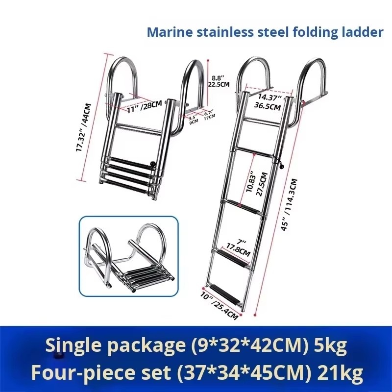 Exploration Boat Ladder Stainl - Fishing Boat Steering Wheel 评论和价格
